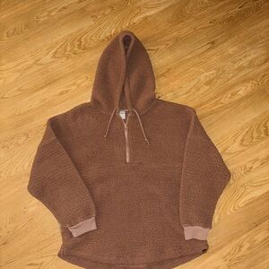 3 for $20 Cozy Brown Sherpa Hoodie